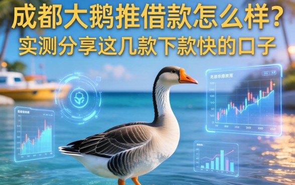 成都大鹅推借款怎么样？实测分享这几款下款快的口子