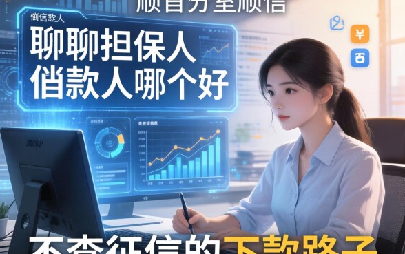 聊聊担保人和借款人哪个好，顺便分享几个不查征信的下款路子