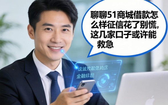 聊聊51商城借款怎么样：征信花了别慌，这几家口子或许能救急