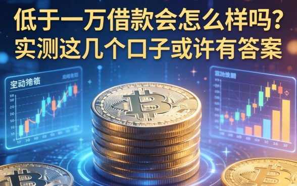 低于一万借款会怎么样吗？实测这几个口子或许有答案