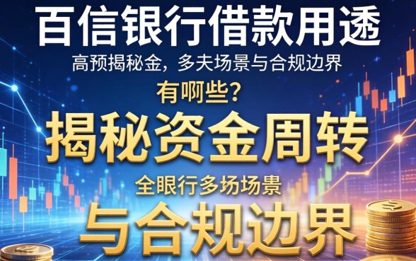 百信银行借款用途有哪些？揭秘资金周转的多元场景与合规边界