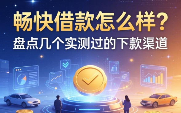畅快借款怎么样？盘点几个实测过的下款渠道