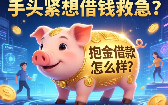 手头紧想借钱救急？抱金猪借款怎么样？靠谱吗？下款快不快？