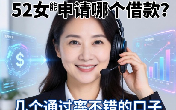 52岁女能申请哪个借款？整理了几个通过率不错的口子