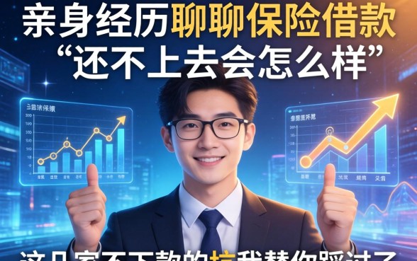 亲身经历聊聊保险借款还不上去会怎么样，这几家不下款的坑我替你踩过了