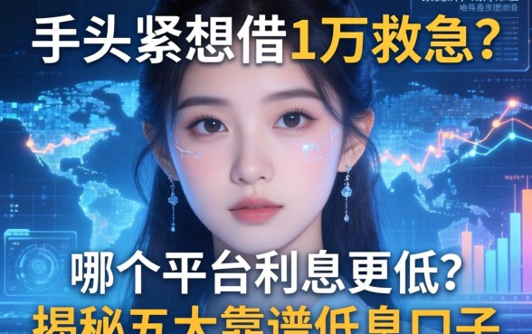 手头紧想借1万救急？哪个平台利息更低？揭秘五大靠谱低息口子