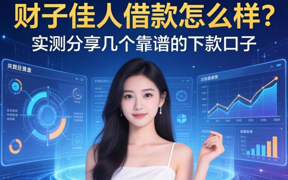 财子佳人借款怎么样？实测分享几个靠谱的下款口子