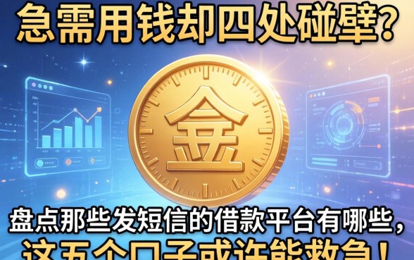 急需用钱却四处碰壁？盘点那些发短信的借款平台有哪些，这五个口子或许能救急！
