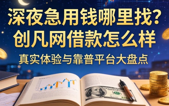 深夜急用钱哪里找？创凡网借款怎么样？真实体验与靠谱平台大盘点