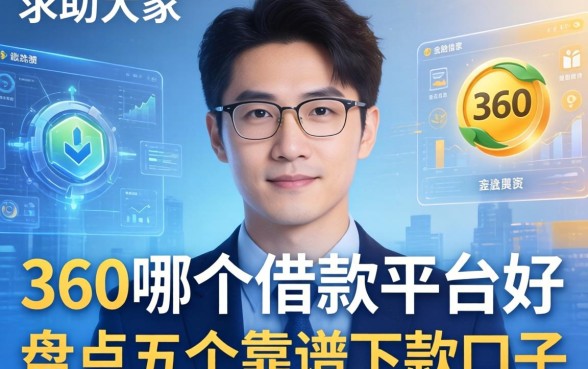 求助大家，360哪个借款平台好？盘点五个靠谱下款口子