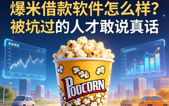 爆米花借款软件怎么样？被坑过的人才敢说真话