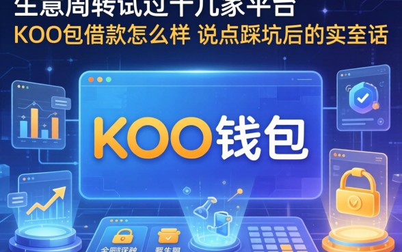 生意周转试过十几家平台,KOO钱包借款怎么样?说点踩坑后的实在话