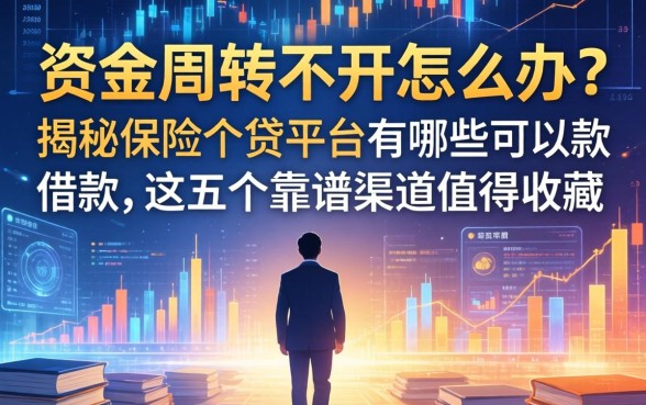 资金周转不开怎么办？揭秘保险个贷平台有哪些可以借款，这五个靠谱渠道值得收藏