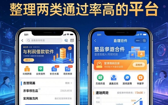 盘点低利润借款软件有哪些？整理两类通过率高的平台