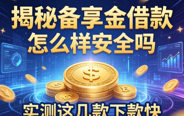 揭秘备享金借款怎么样安全吗，实测这几款下款快