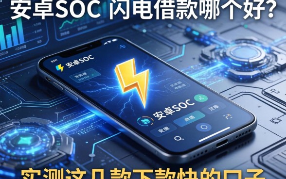 安卓soc和闪电借款哪个好？实测这几款下款快的口子