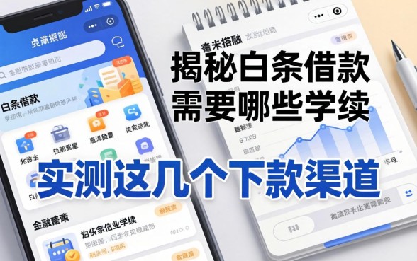 揭秘白条借款需要哪些手续，实测这几个下款渠道