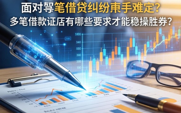 面对多笔借贷纠纷束手无策？多笔借款证据有哪些要求才能稳操胜券？