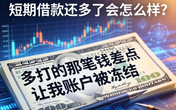 短期借款还多了会怎么样？多打的那笔钱差点让我账户被冻结