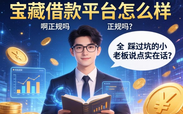 宝藏借款平台怎么样啊正规吗？一个踩过坑的小老板说点实在话