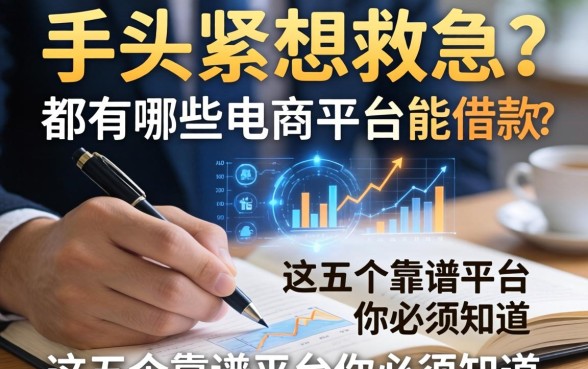手头紧想救急？都有哪些电商平台能借款？这五个靠谱平台你必须知道