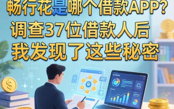 畅行花是哪个借款app？调查了37位借款人后，我发现了这些秘密