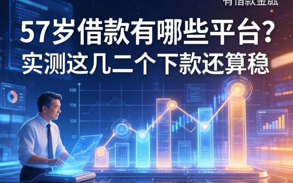 57岁借款有哪些平台？实测这几个下款还算稳