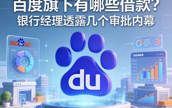 百度旗下有哪些借款？银行经理透露几个审批内幕