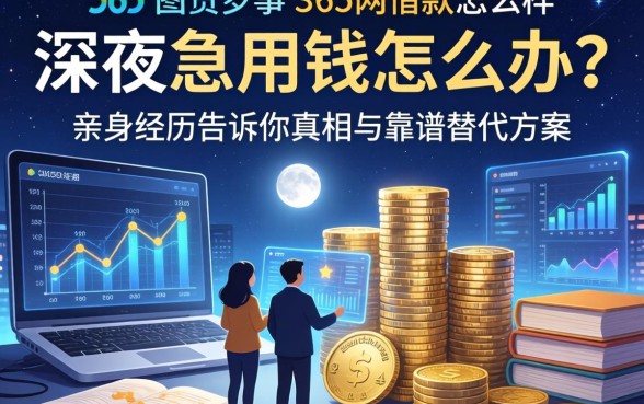 深夜急用钱怎么办？365网借款怎么样？亲身经历告诉你真相与靠谱替代方案
