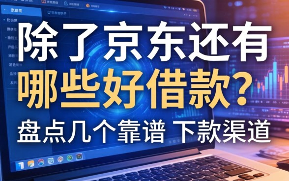 除了京东还有哪些好借款？盘点几个靠谱的下款渠道