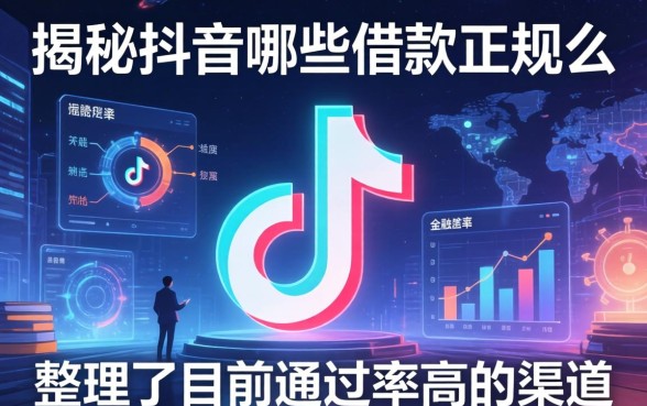 揭秘抖音哪些借款正规么，整理了目前通过率高的渠道