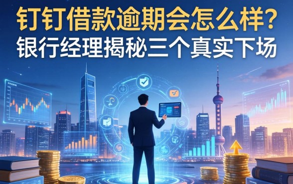 钉钉借款逾期会怎么样？银行经理揭秘三个真实下场