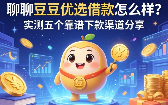 聊聊豆豆优选借款怎么样？实测五个靠谱下款渠道分享
