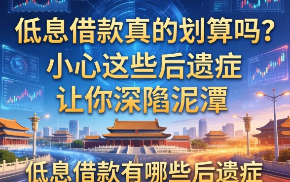 低息借款真的划算吗？小心这些后遗症让你深陷泥潭，低息借款有哪些后遗症？
