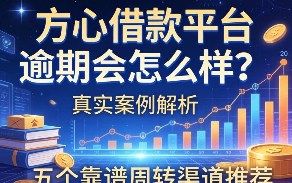 方心借款平台逾期会怎么样？真实案例解析及五个靠谱周转渠道推荐