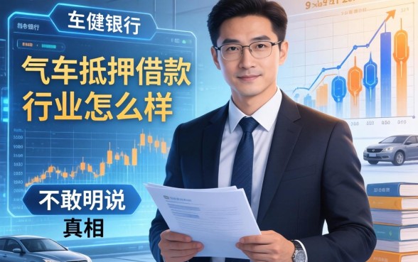 车辆抵押借款行业怎么样？一个银行经理不敢明说的真相