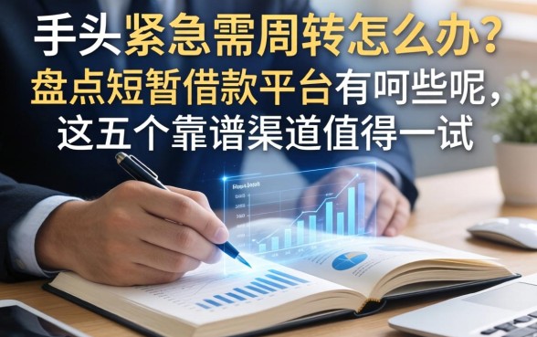 手头紧急需周转怎么办？盘点短暂借款的平台有哪些呢，这五个靠谱渠道值得一试