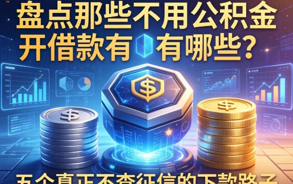盘点那些不用公积金的借款有哪些，五个真正不查征信的下款路子