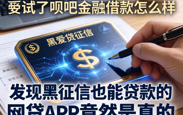 我试了呗吧金融借款怎么样，发现黑征信也能贷款的网贷app竟然是真的