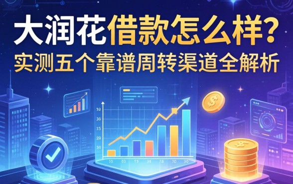 大润花借款怎么样？实测五个靠谱周转渠道全解析