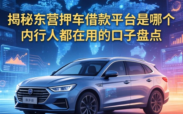 揭秘东营押车借款平台是哪个，内行人都在用的口子盘点