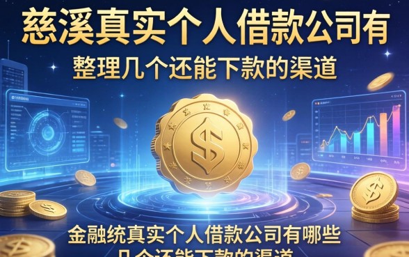 慈溪真实个人借款公司有哪些？整理几个还能下款的渠道