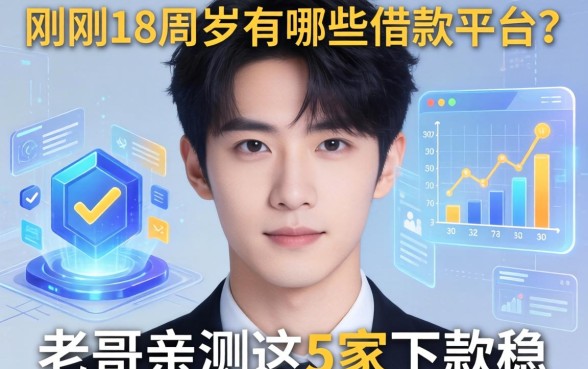 刚满18周岁有哪些借款平台？老哥亲测这5家下款稳