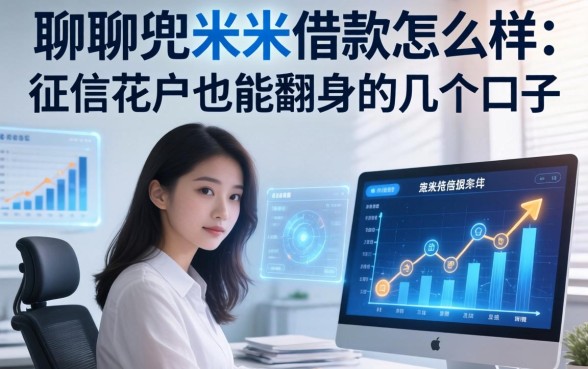 聊聊兜米米借款怎么样：征信花户也能翻身的几个口子