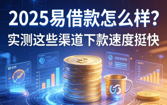 2025易借款怎么样？实测这些渠道下款速度挺快