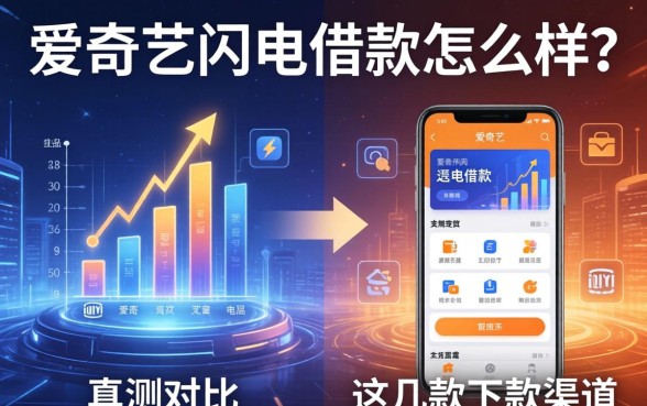 爱奇艺闪电借款怎么样？实测对比这几款下款渠道