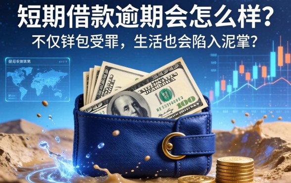 短期借款逾期会怎么样？不仅钱包受罪，生活也会陷入泥潭吗？
