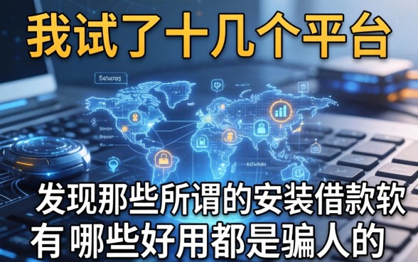 我试了十几个平台，发现那些所谓的安装借款软件有哪些好用都是骗人的