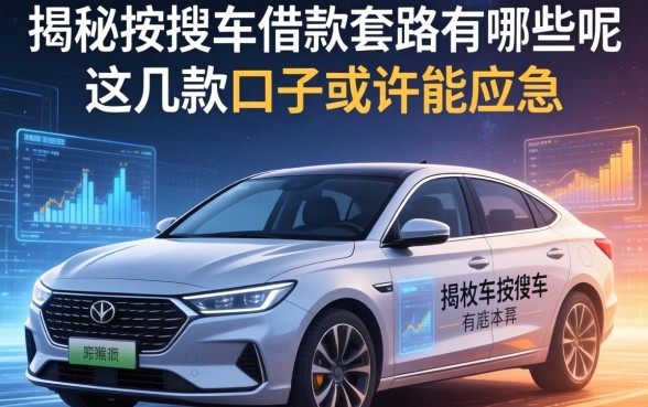 揭秘按揭车借款套路有哪些呢，这几款口子或许能应急