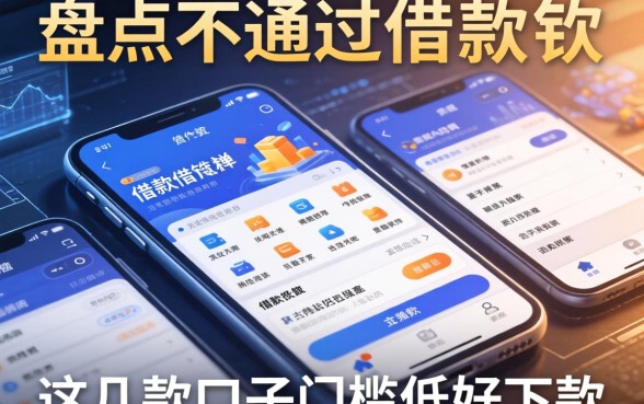 盘点不通过的借款软件有哪些，这几款口子门槛低好下款